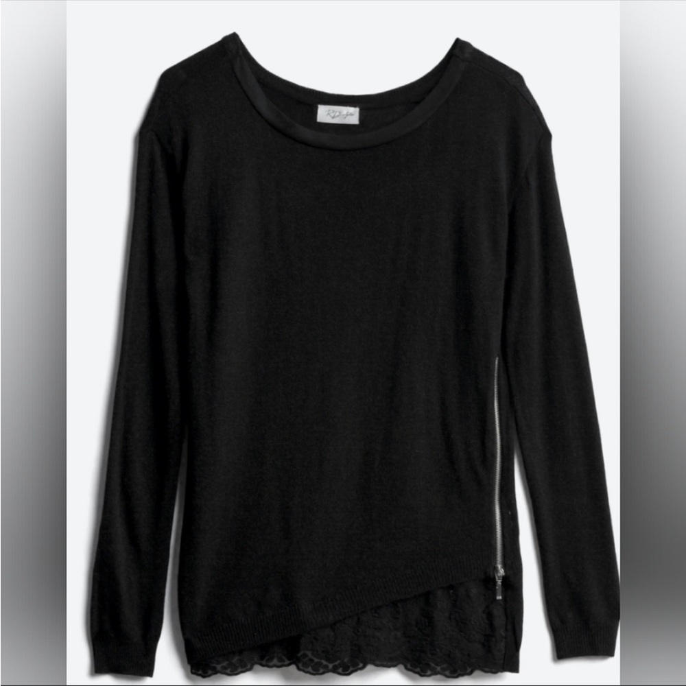 Stitchfix Women's Lace Inset Pullover Knit Top